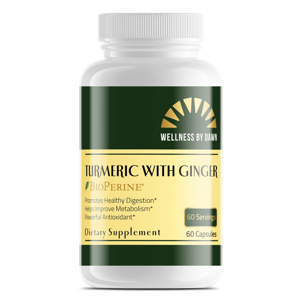 Turmeric, Curcumin & Ginger Capsules; 60 Ct.